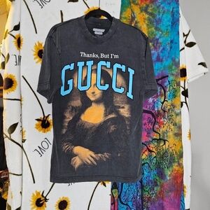 Market Secret Club Gucci Mona Lisa Vintage Black. Size: S